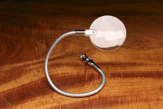 Hareline Dubbin Stonfo Magnifying Glass For Fly Tying Vises