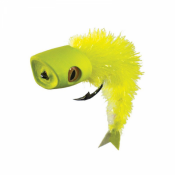 Hareline Dubbin Howitzer Baitfish Popper Head-Yellow Chartreuse