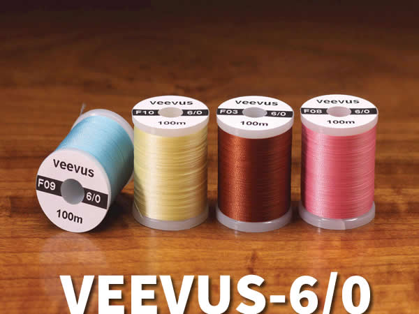 Veevus 6/0 Fly Tying Thread-Hareline Dubbin