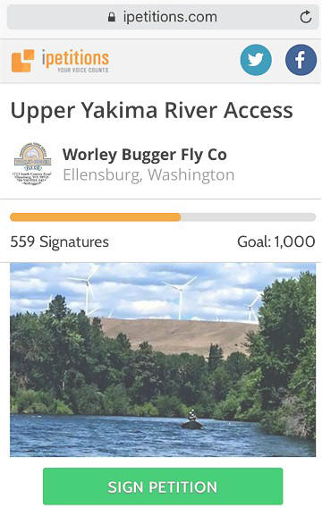 Upper Yakima River Access Petition