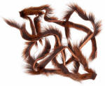 Wapsi Pine Squirrel Zonker Strips-Rust