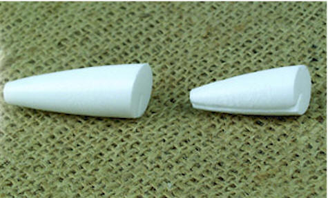 Wapsi Perfect Popper Hard Foam Blanks with Hooks size Bream #12 