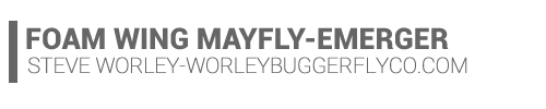 Foam Wing Mayfly-Emerger-March Brown