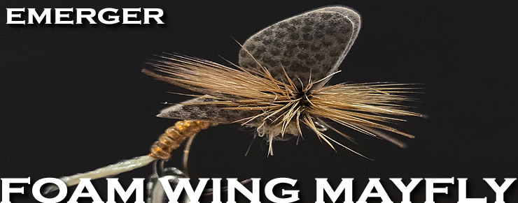 Foam Wing Mayfly Emerger-March Brown