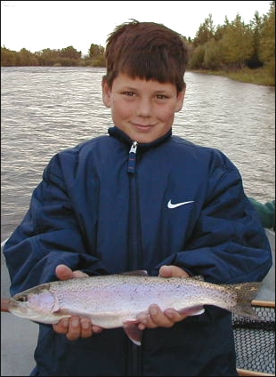 Second Catch On The Yakima...Great Job Damien!