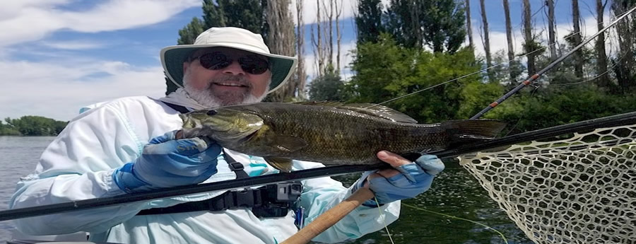 Yakima River Smallmouth Bass Fly Fishing