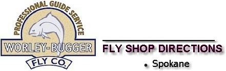 Fly Shop Directions From Spokane....