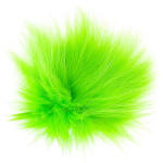 Wapsi Arctic Fox Fur Patch-Fl Chartreuse