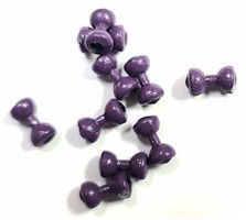 Wapsi Painted Dumbbell Eyes-Purple